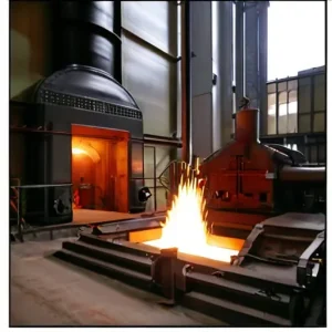 Вдувание природного газа в фурмы доменной печи