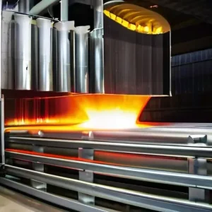 Плавка алюминиевых сплавов в газовых отражательных печах
