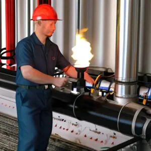 Автоматическое регулирование соотношения газ-воздух в горелках