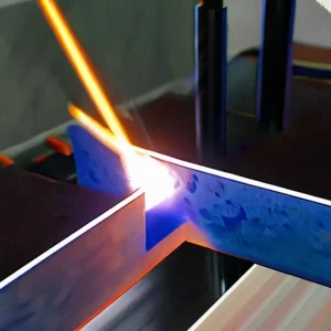 Правка сварных балок термическим способом газовым пламенем